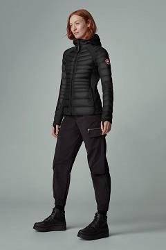 Chamarras Canada Goose Mujer México - Hybridge Lite Chaqueta De Plumas Negros BO6758024